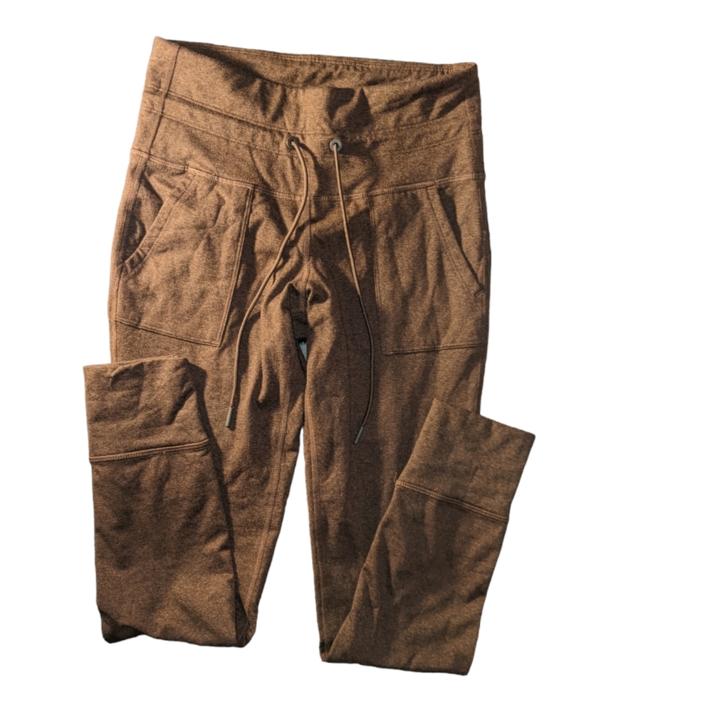 Old Navy Active Cozecore High-Rise Go-Dry Brown Leggings Size SP